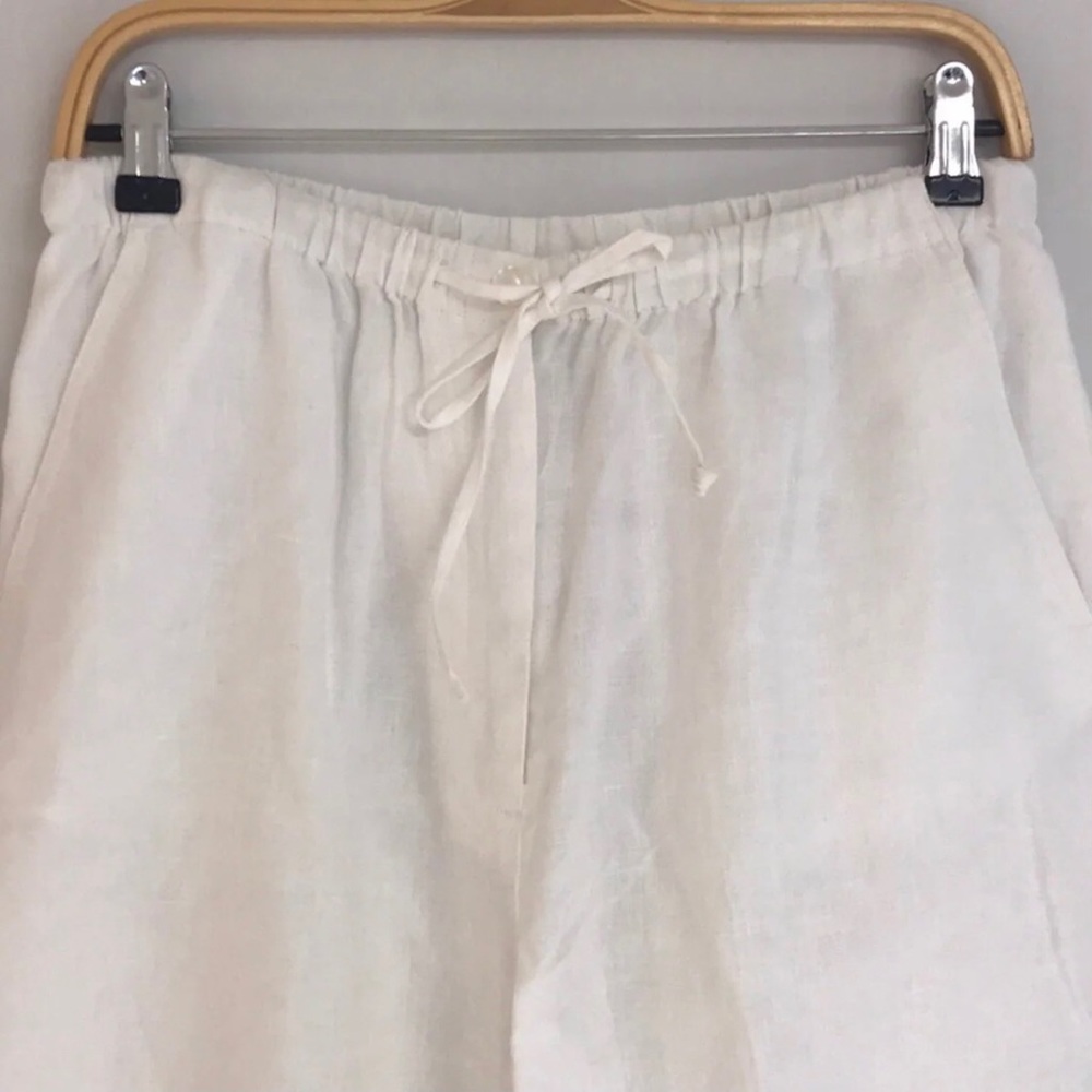 JENNIFER MORE Linen Capri Pants - Picture 5 of 6